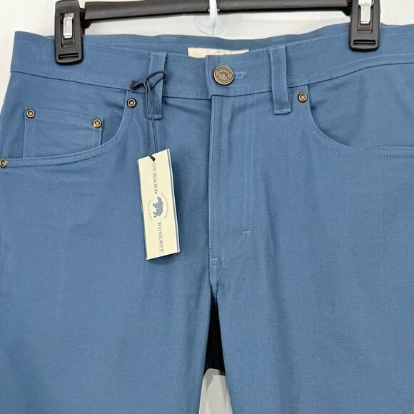 Onward Reserve Blue Five Pocket Stretch Business Casual Pants - Picture 10 of 16
